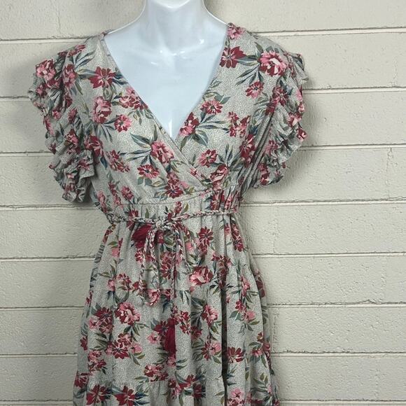 Angie Floral Dress size M - Picture 6 of 8